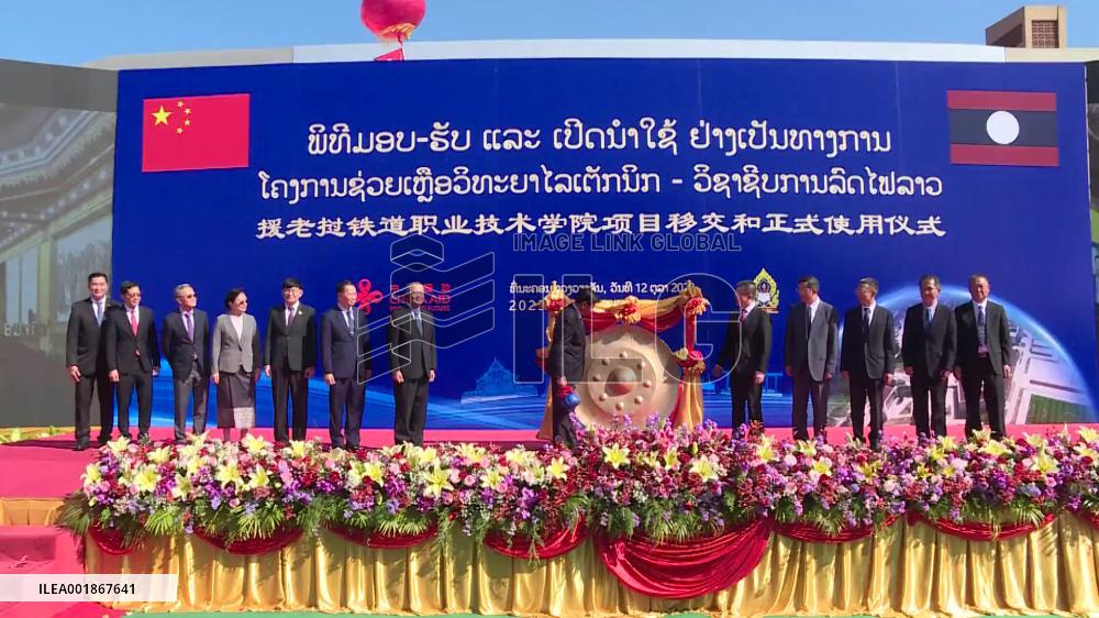 1st Lao railway training college officially opens