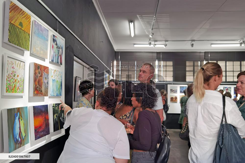 NAMIBIA-WINDHOEK-ART EXHIBITION-CANCER PATIENTS