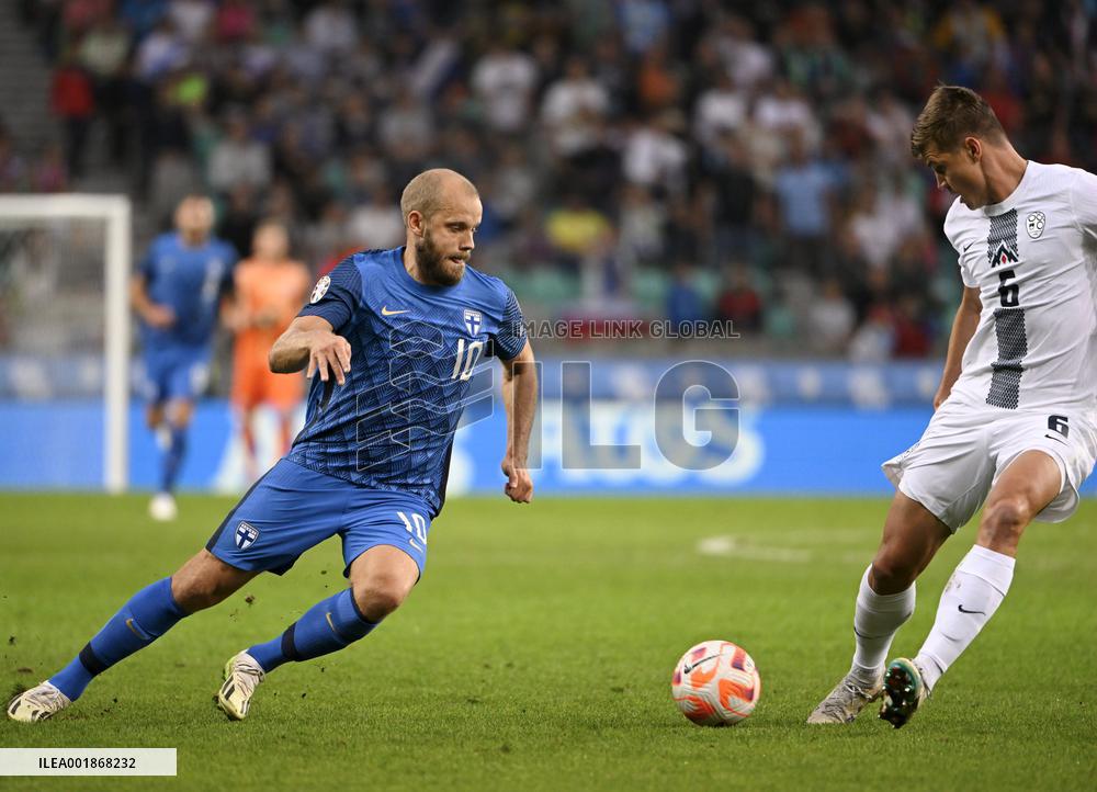 Football - Euro 2024 - qualifiers - Slovenia vs Finland