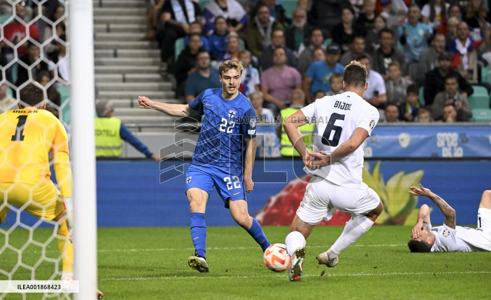 Football - Euro 2024 - qualifiers - Slovenia vs Finland