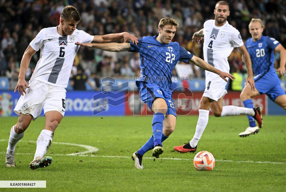 Football - Euro 2024 - qualifiers - Slovenia vs Finland