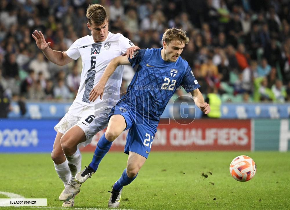 Football - Euro 2024 - qualifiers - Slovenia vs Finland