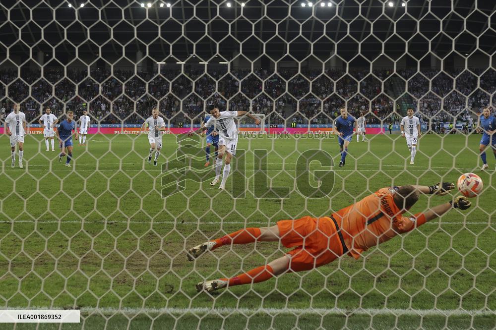 (SP)SLOVENIA-LJUBLJANA-FOOTBALL-EURO 2024-QUALIFIERS-SLOVENIA VS FINLAND