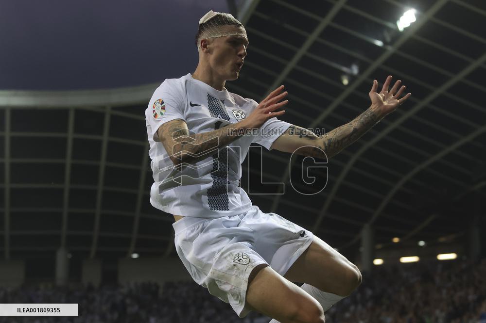(SP)SLOVENIA-LJUBLJANA-FOOTBALL-EURO 2024-QUALIFIERS-SLOVENIA VS FINLAND