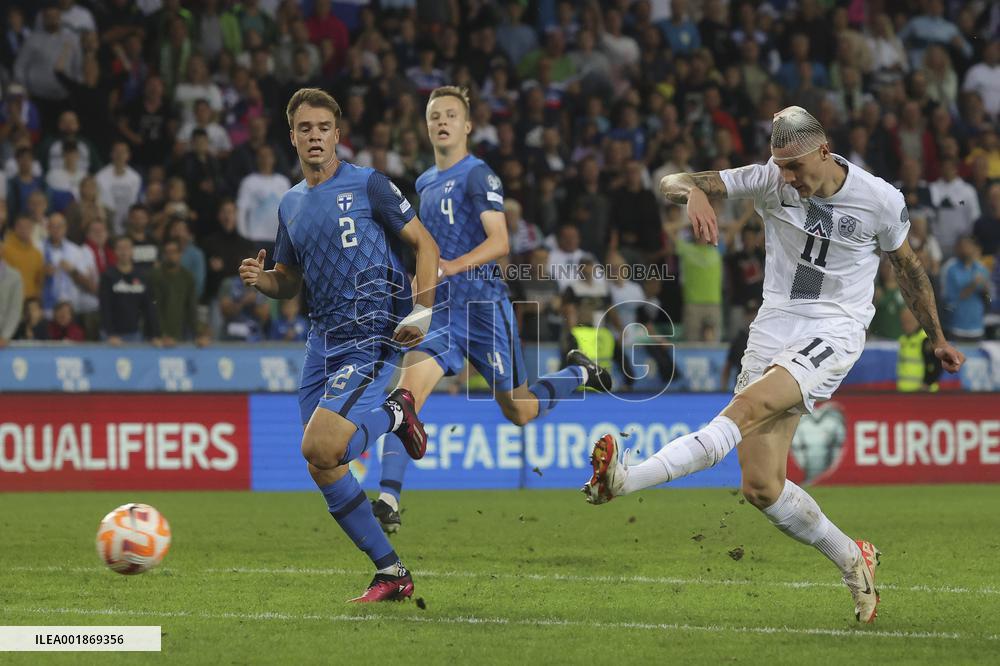 (SP)SLOVENIA-LJUBLJANA-FOOTBALL-EURO 2024-QUALIFIERS-SLOVENIA VS FINLAND