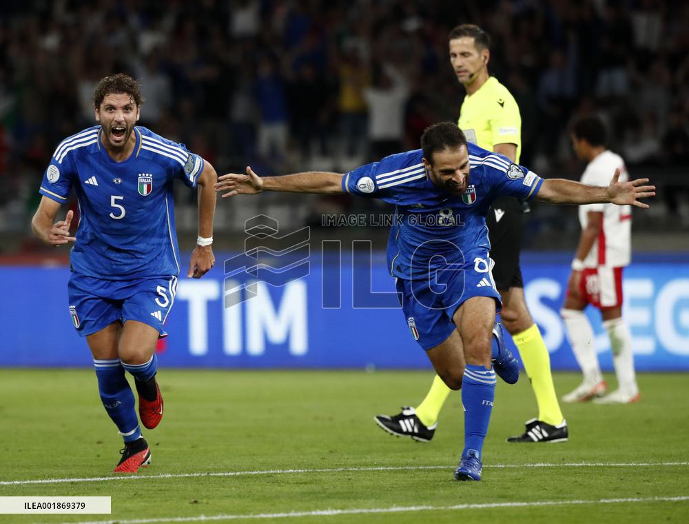 (SP)ITALY-BARI-FOOTBALL-EURO 2024-QUALIFIERS-ITALY VS MALTA