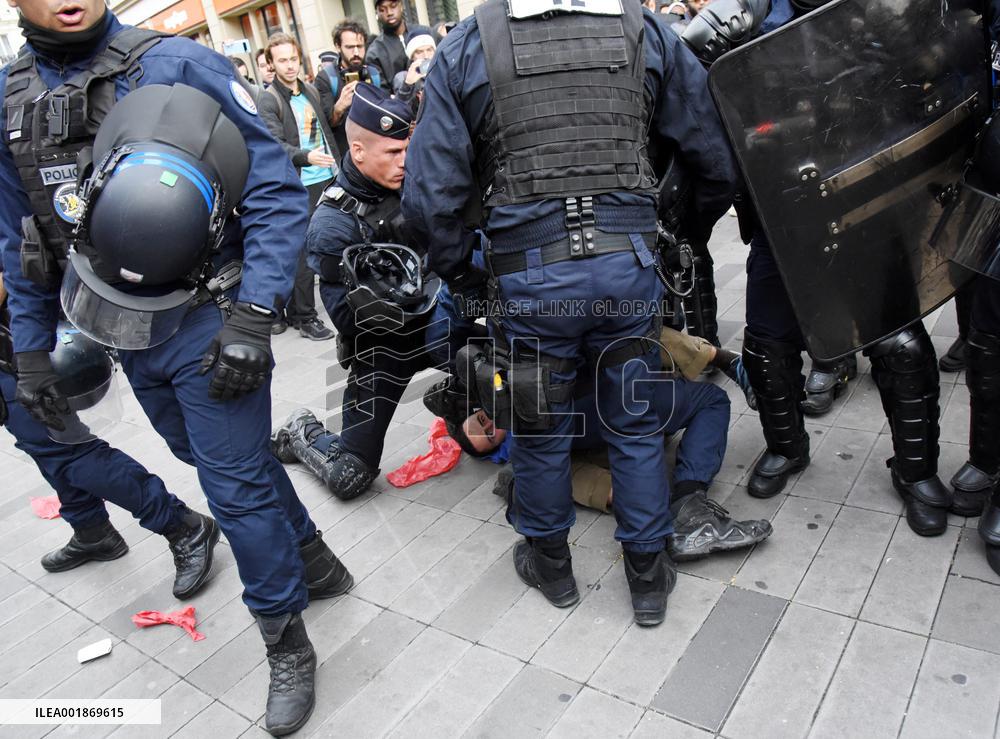 Unauthorized Pro-Palestinian Protest - Paris