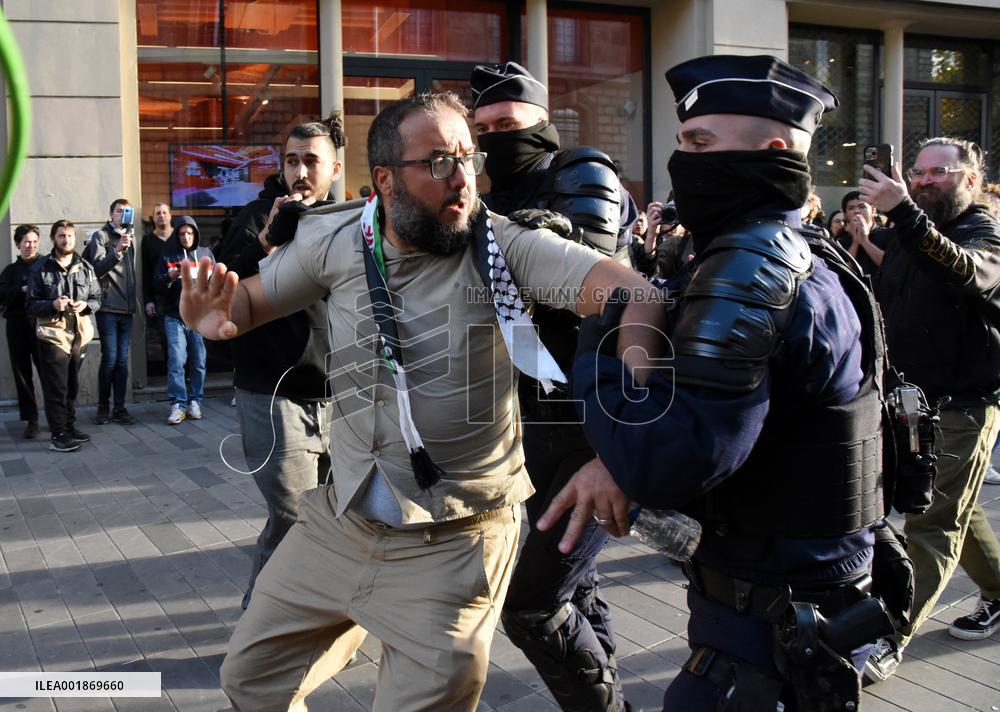 Unauthorized Pro-Palestinian Protest - Paris