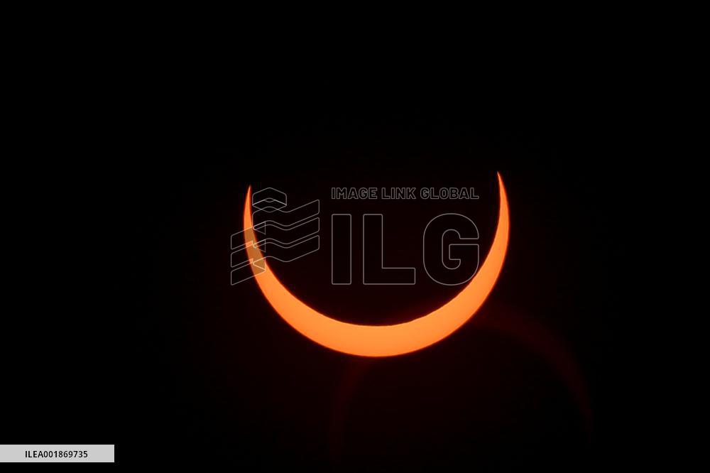 HONDURAS-TEGUCIGALPA-SOLAR ECLIPSE
