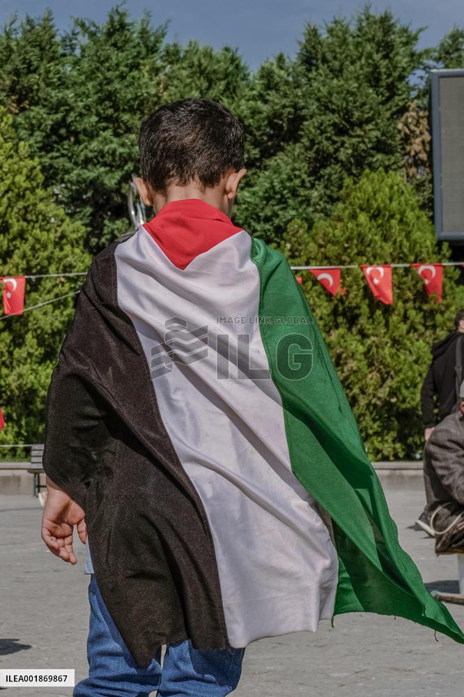 Pro-Palestinian Protest - Izmir