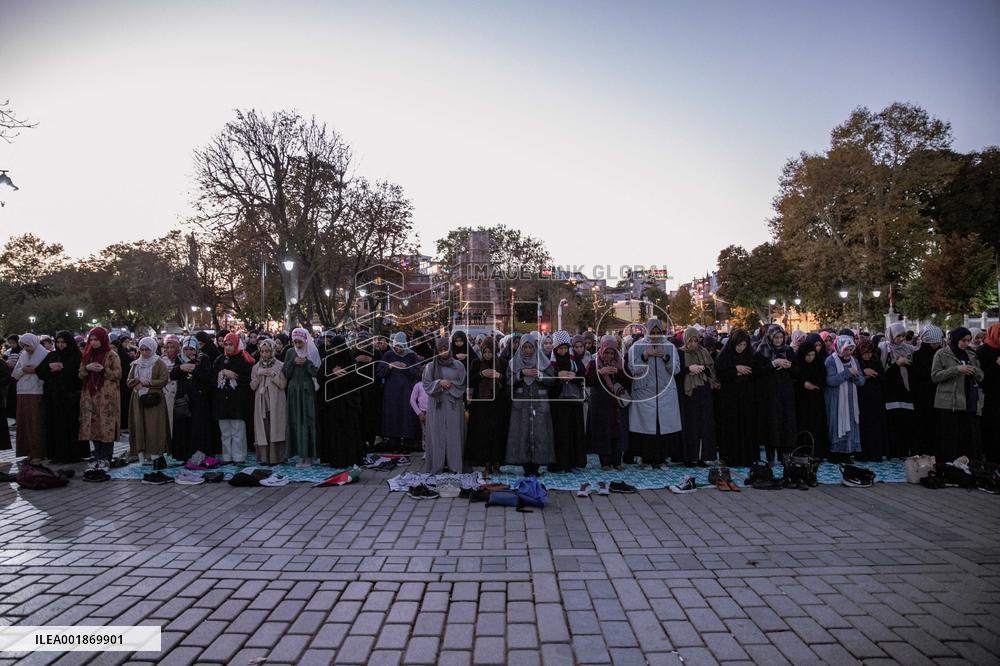 Pro-Palestinian Protest - Istanbul