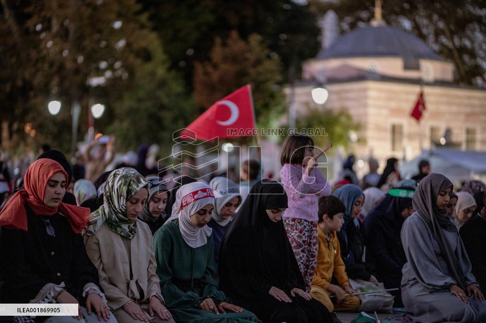 Pro-Palestinian Protest - Istanbul