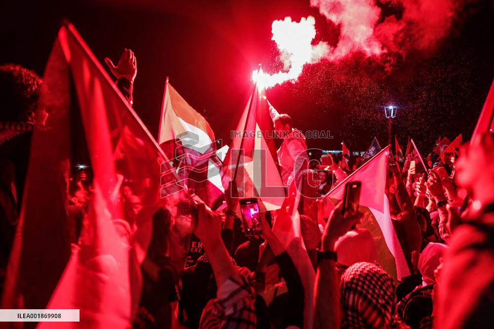 Pro-Palestinian Protest - Istanbul