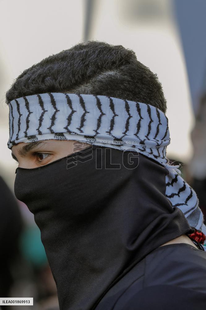 Pro-Palestinian Protest - Istanbul