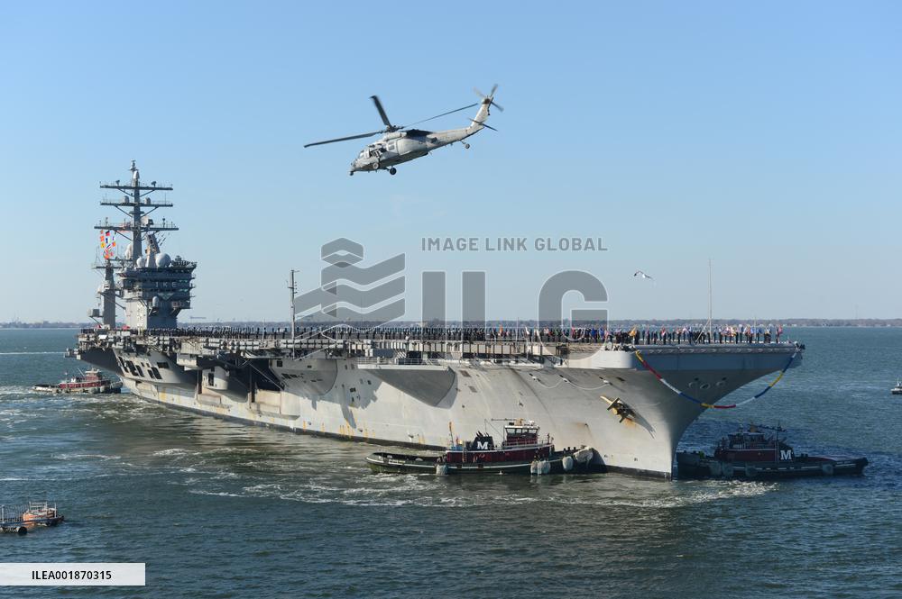 US To Send 2nd Aircraft Carrier To Eastern Mediterranean