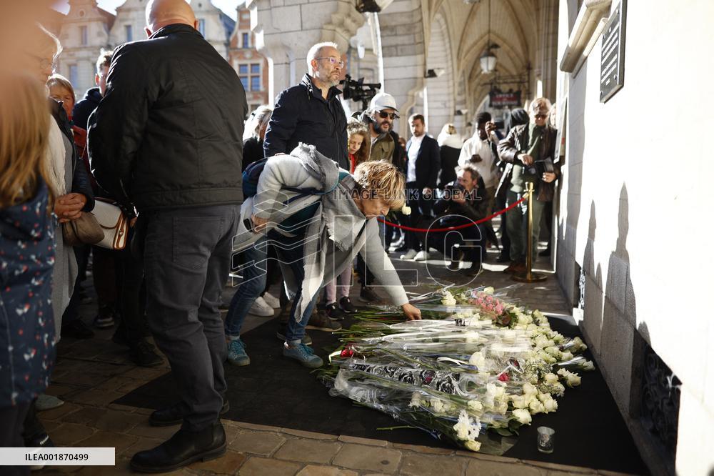 Tribute To The Professor Killed In Arras