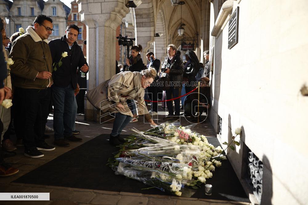 Tribute To The Professor Killed In Arras