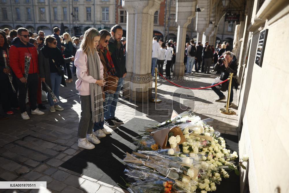 Tribute To The Professor Killed In Arras