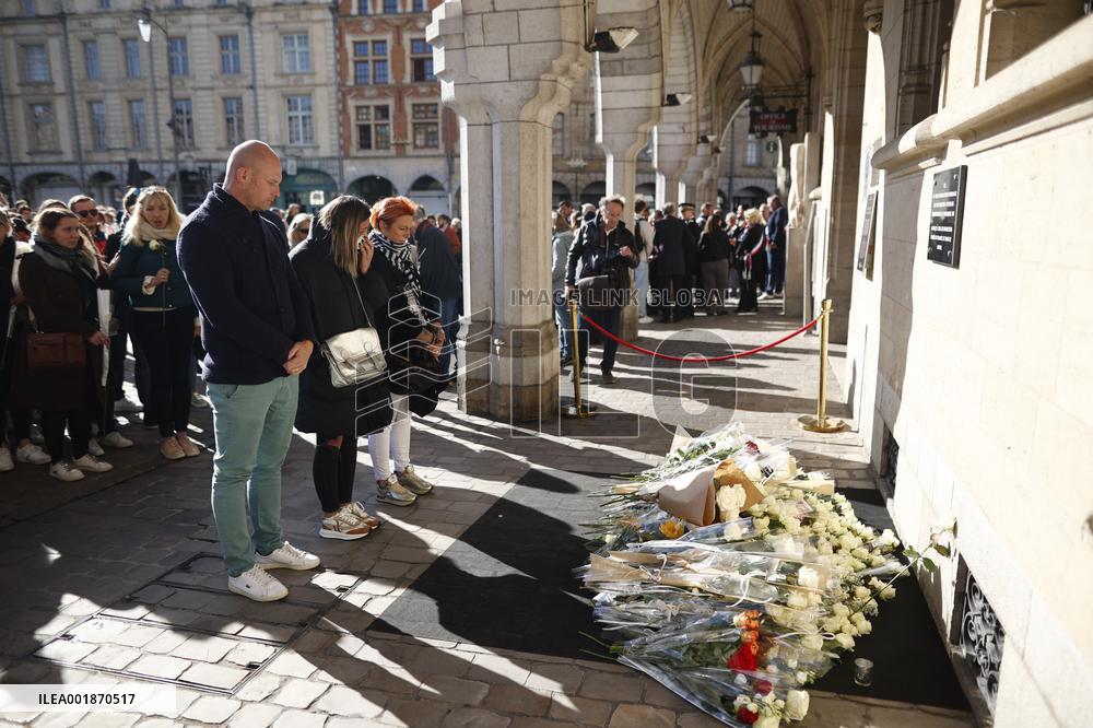 Tribute To The Professor Killed In Arras