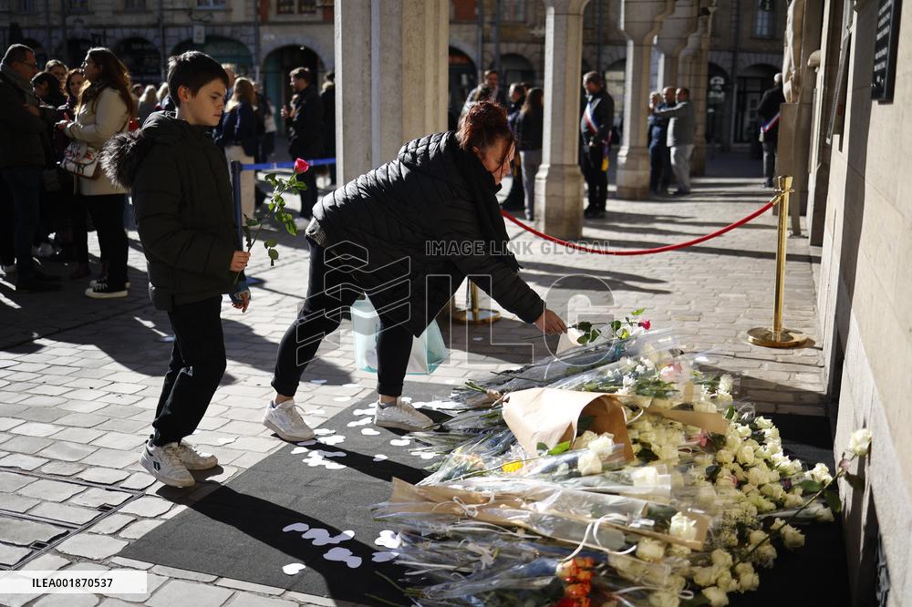 Tribute To The Professor Killed In Arras