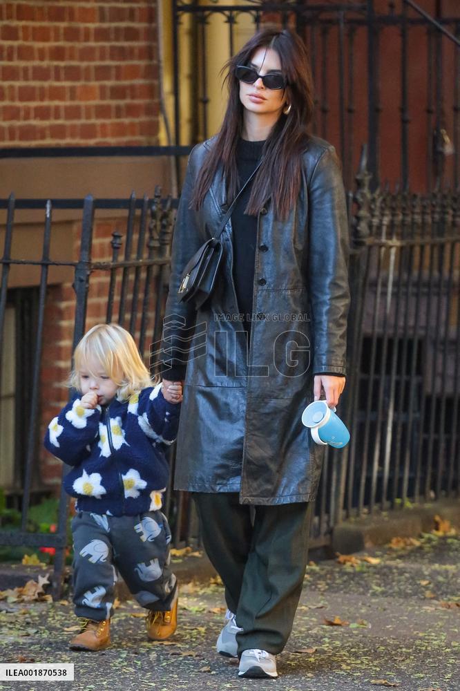 Emily Ratajkowski And Har Baby Out - NYC