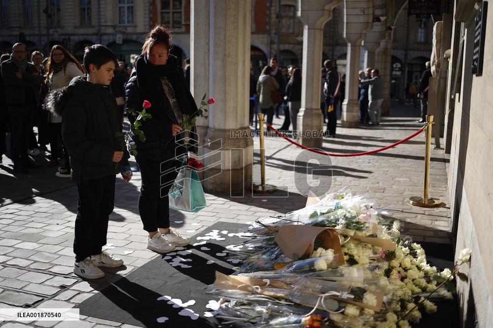 Tribute To The Professor Killed In Arras