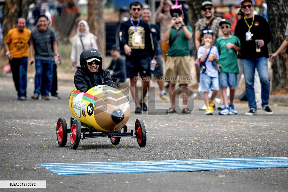 INDONESIA-SOUTH TANGERANG-SOAPBOX RACE