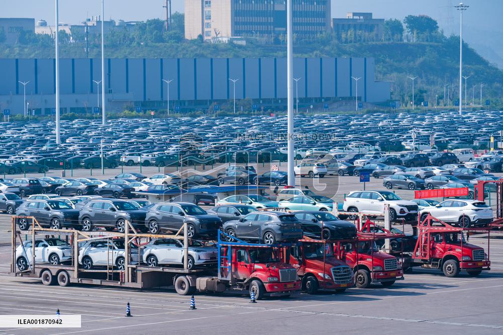 Changan Automobile's Vehicle Distribution Center in Chongqing