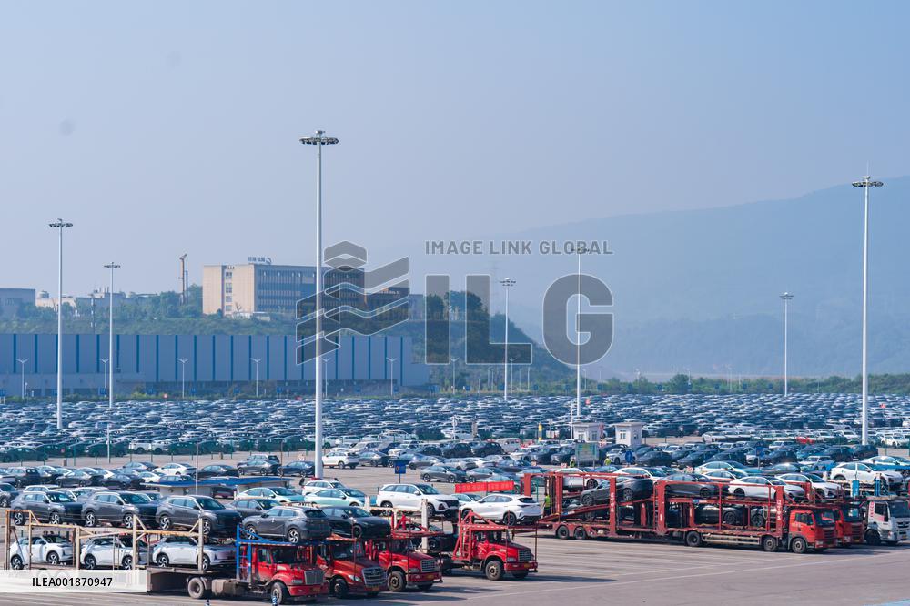 Changan Automobile's Vehicle Distribution Center in Chongqing