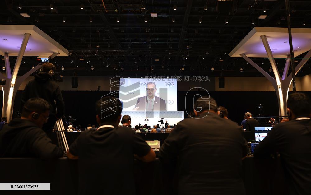 (SP)INDIA-MUMBAI-141ST IOC MEETING-PRESS CONFERENCE