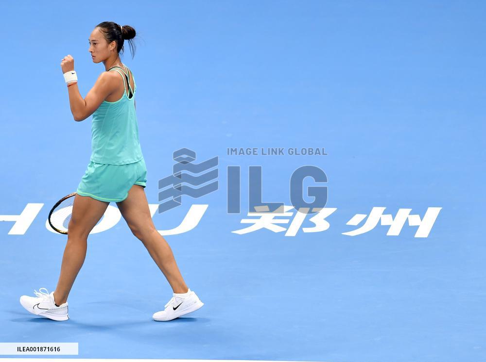 (SP)CHINA-ZHENGZHOU-TENNIS-WTA TOUR-ZHENGZHOU OPEN(CN)