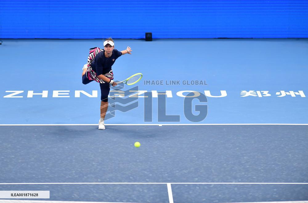 (SP)CHINA-ZHENGZHOU-TENNIS-WTA TOUR-ZHENGZHOU OPEN(CN)
