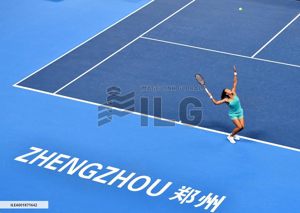 (SP)CHINA-ZHENGZHOU-TENNIS-WTA TOUR-ZHENGZHOU OPEN(CN)