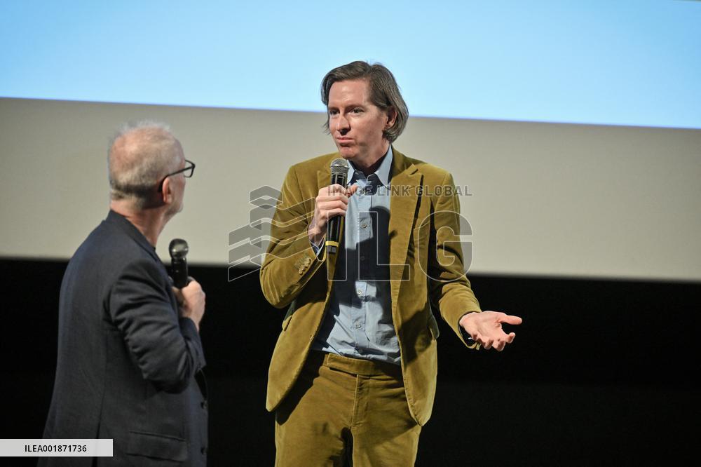 Lumiere Film Festival Wes Anderson At The Screening of The Darjeeling Limited