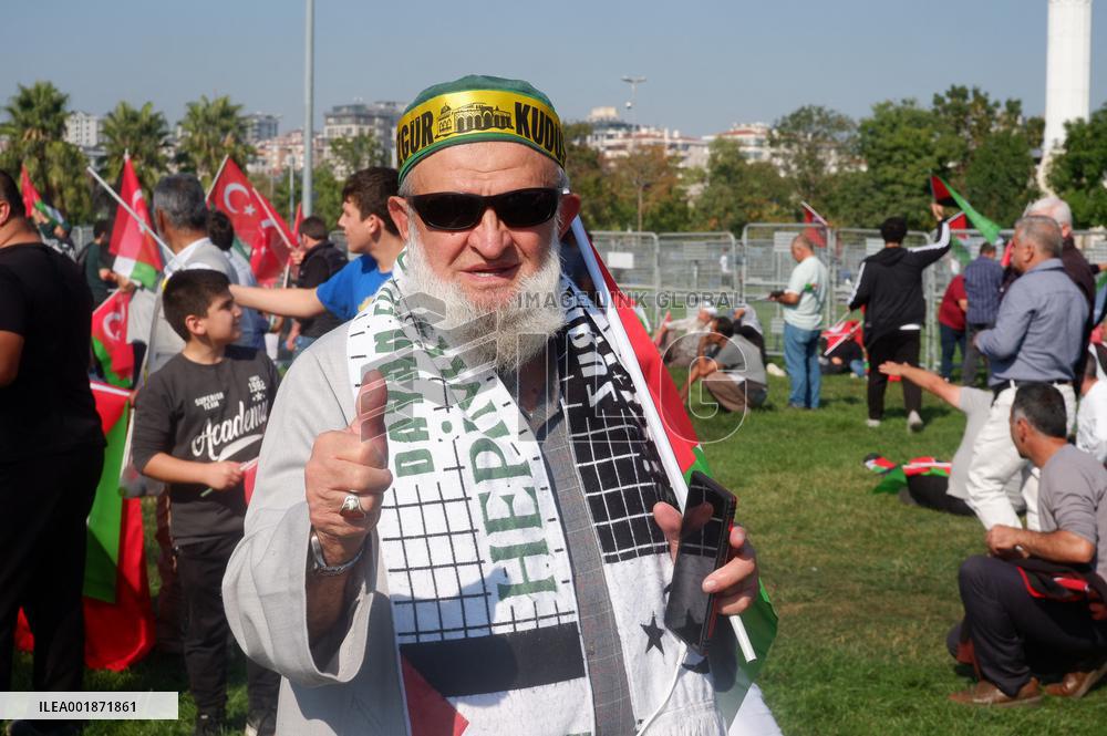 Free Palestine Rally - Istanbul