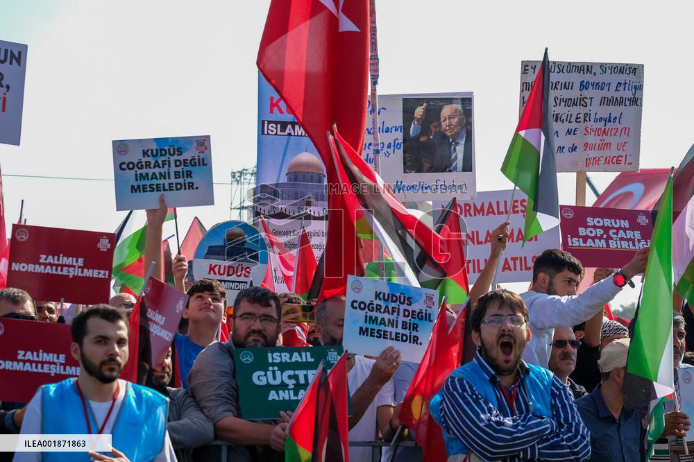 Free Palestine Rally - Istanbul