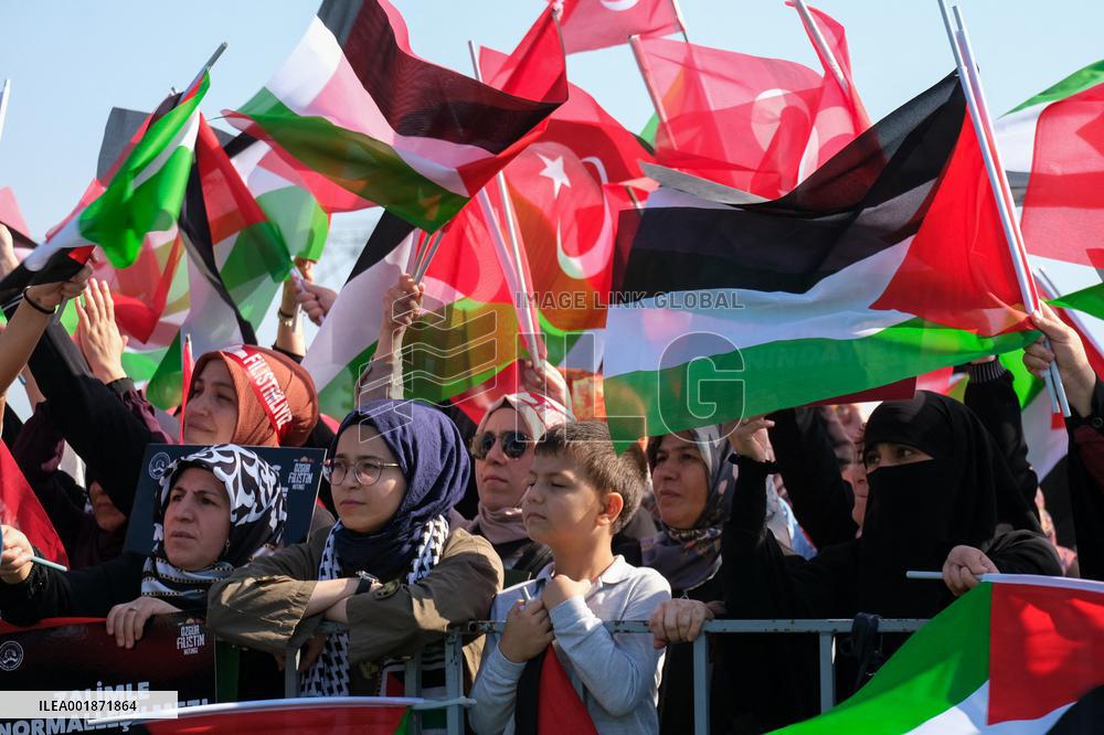 Free Palestine Rally - Istanbul