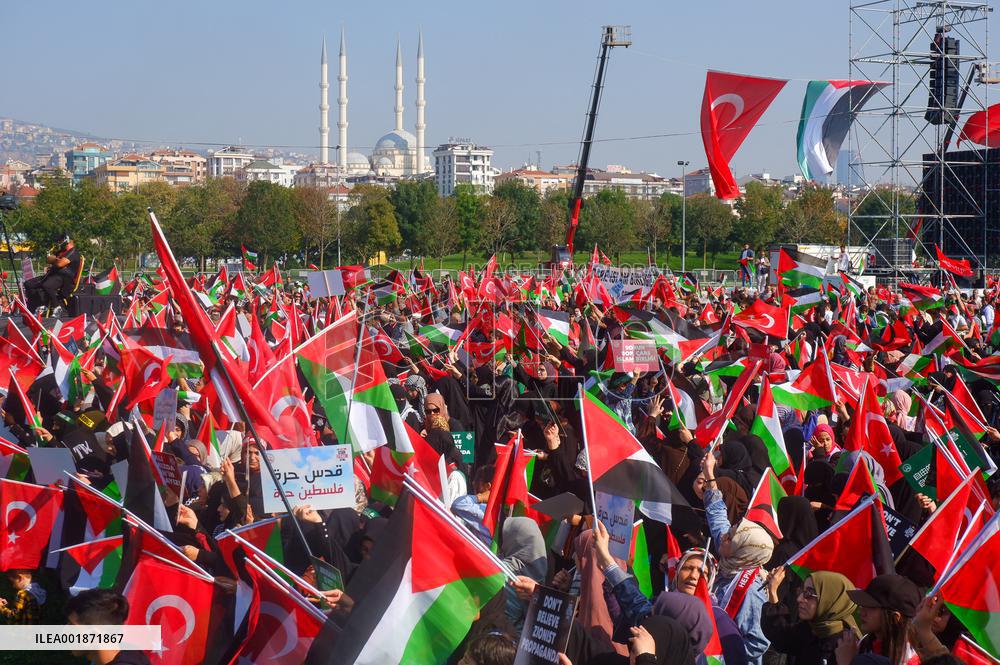 Free Palestine Rally - Istanbul