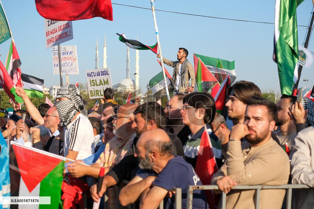 Free Palestine Rally - Istanbul