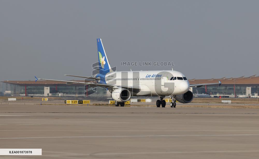 (BRF2023)CHINA-BEIJING-BELT AND ROAD FORUM-LAO PRESIDENT-ARRIVAL (CN)