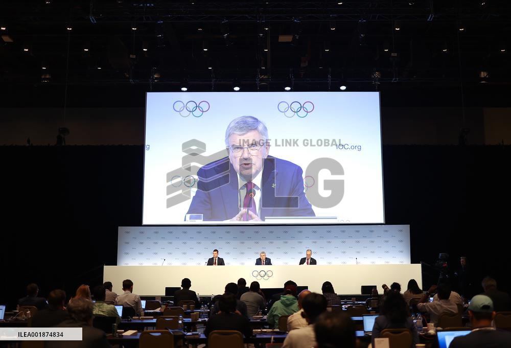 (SP)INDIA-MUMBAI-141TH IOC SESSION-PRESS CONFERENCE