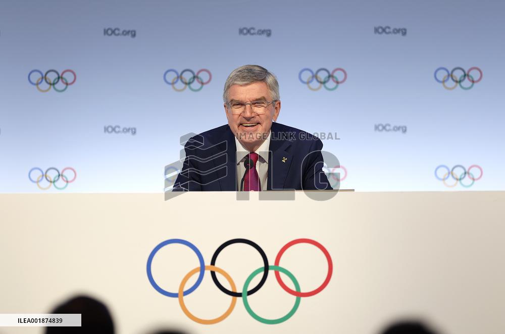 (SP)INDIA-MUMBAI-141TH IOC SESSION-PRESS CONFERENCE