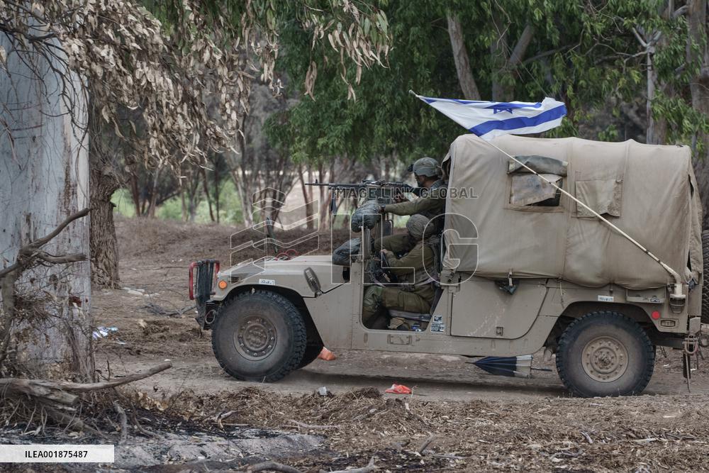 ISRAEL-GAZA BORDER-MASSIVE GROUND OPERATION-PREPARATIONS