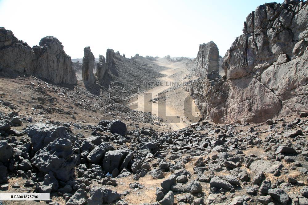 Volcanic Landforms in Hami