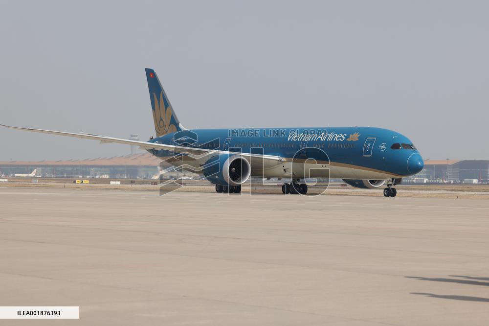 (BRF2023)CHINA-BEIJING-BELT AND ROAD FORUM-VIETNAMESE PRESIDENT-ARRIVAL (CN)