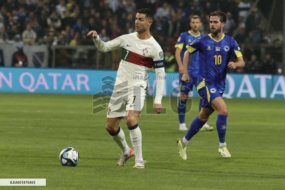 (SP)BOSNIA AND HERZEGOVINA-ZENICA-FOOTBALL-UEFA EURO 2024 QUALIFIERS-POR VS BIH