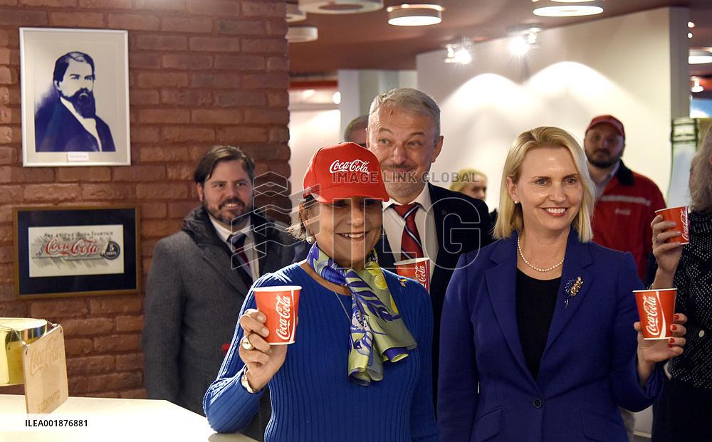 Press conference of Penny Pritzker in Kyiv Region