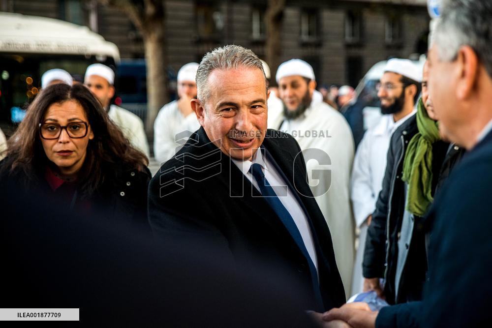 Commemoration of the 62nd anniversary of the victims of October 17 - Paris