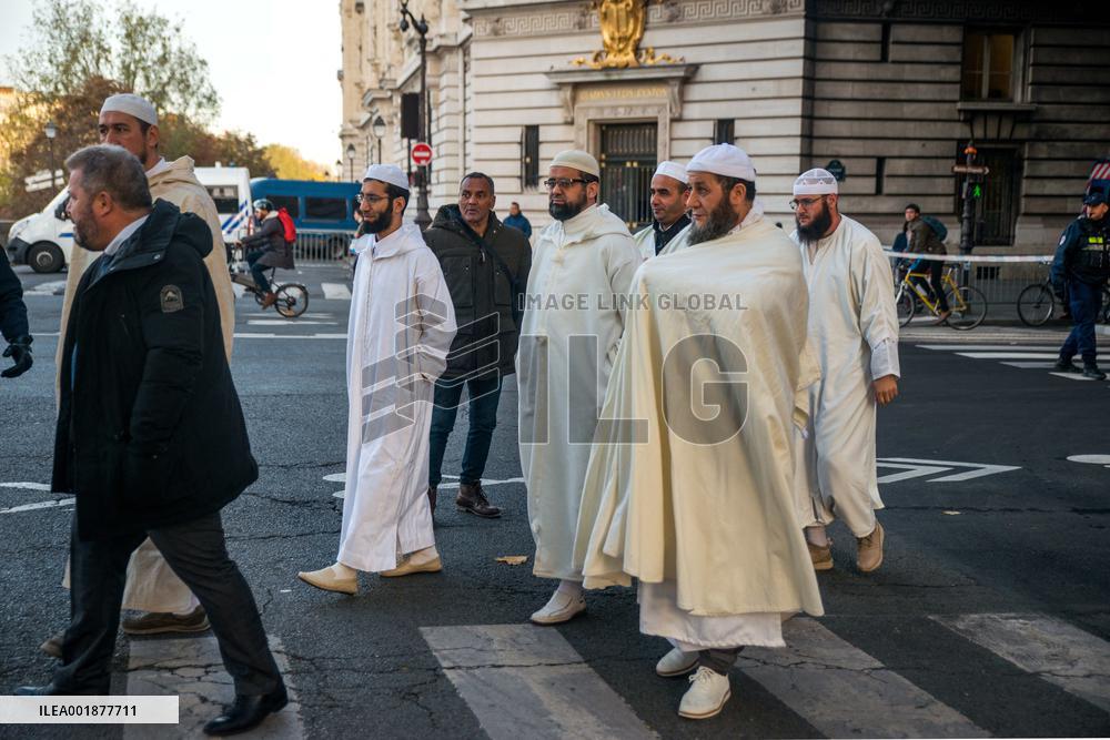 Commemoration of the 62nd anniversary of the victims of October 17 - Paris