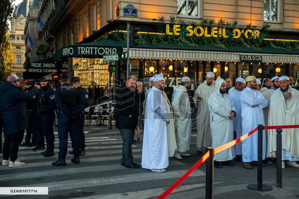 Commemoration of the 62nd anniversary of the victims of October 17 - Paris